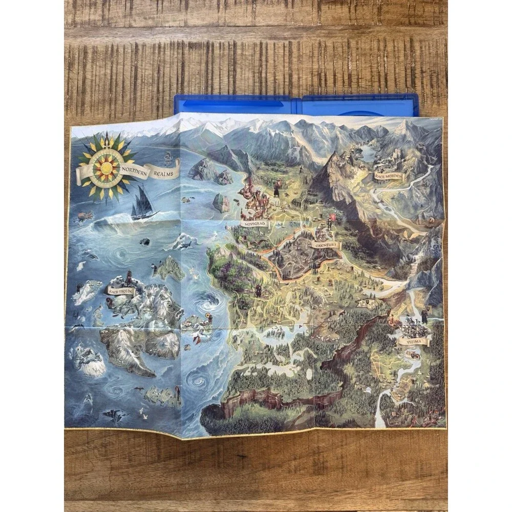 Witcher‎ 3: Wild Hunt Sony PlayStation 4 PS4 Map Included